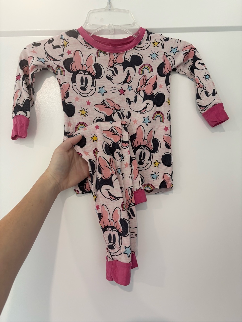 Little Sleepies Minnie Forever Long Sleeve and Pants Pajama Set 12/18 months
